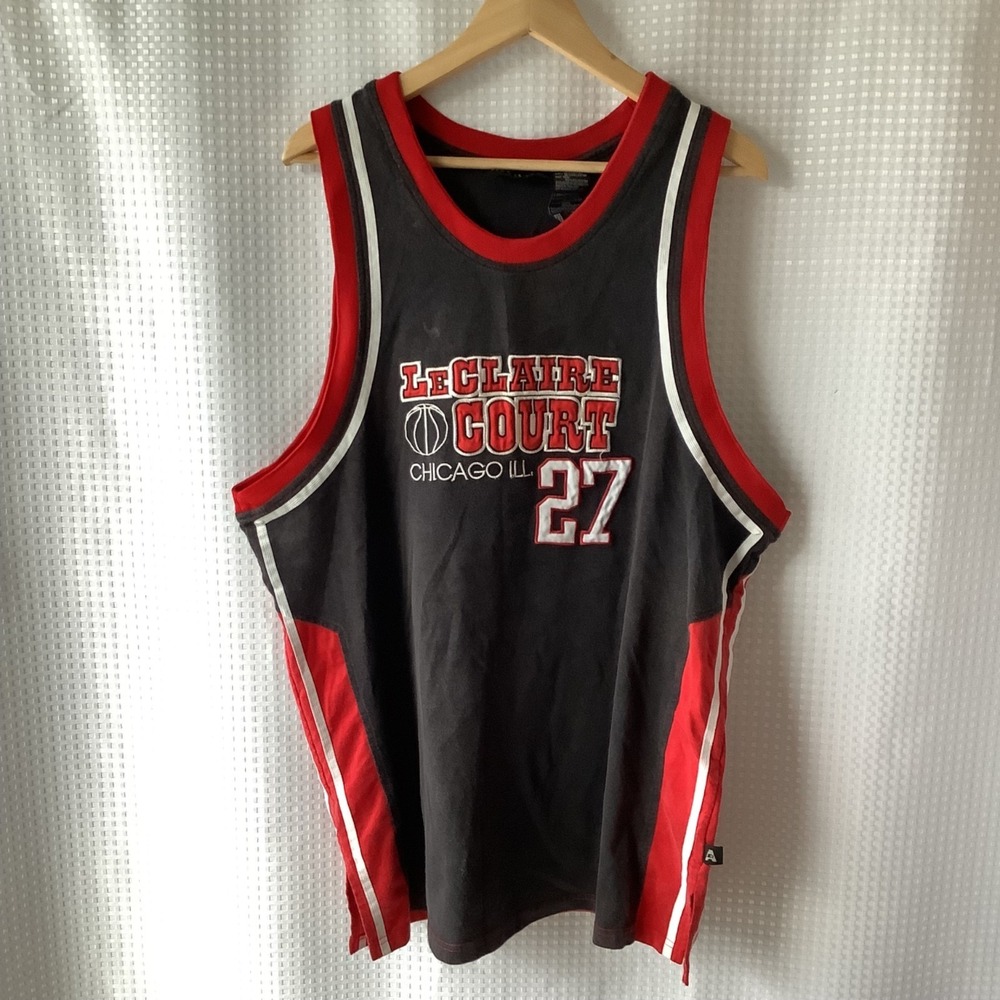 Vintage Asphalt Legend Jersey LeClaire Court Chicago Ill #27 Sz. Large (42/44)